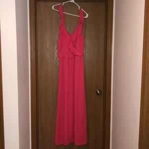 Bananas Republic Cold Shoulder Maxi Dress